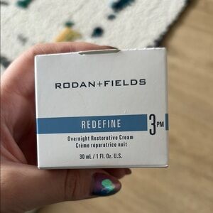 Rodan + Fields REDEFINE Overnight Restorative Cream - White and Blue